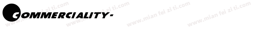 Commerciality字体转换