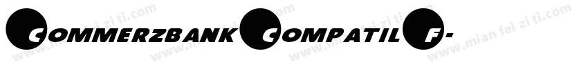 CommerzbankCompatilF字体转换