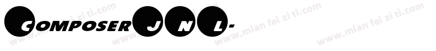 ComposerJNL字体转换