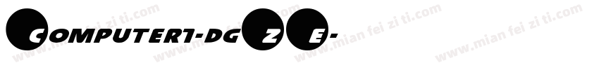 Computer7-dgZE字体转换