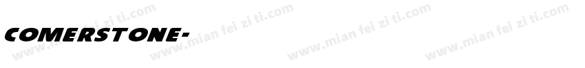 comerstone字体转换