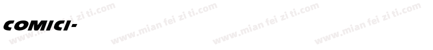 comici字体转换