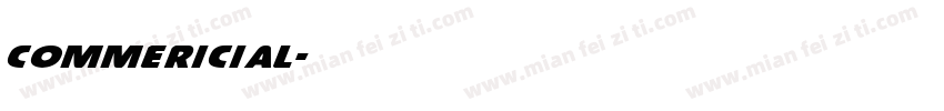 commericial字体转换