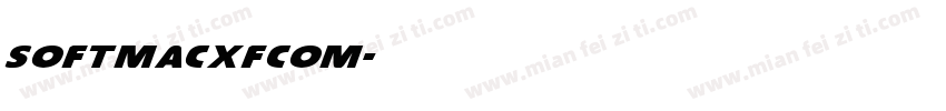 softmacxfcom字体转换
