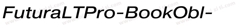 FuturaLTPro-BookObl字体转换