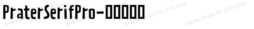 PraterSerifPro字体转换