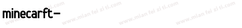 minecarft字体转换