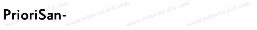PrioriSan字体转换