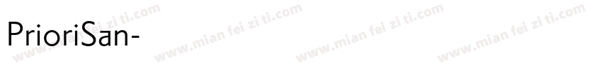 PrioriSan字体转换