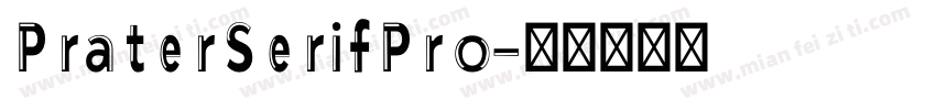 PraterSerifPro字体转换