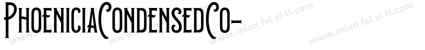 PhoeniciaCondensedCo字体转换