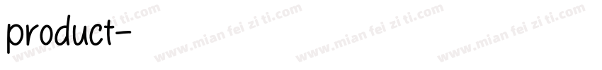 product字体转换