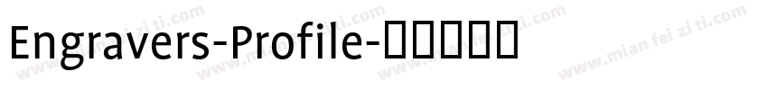 Engravers-Profile字体转换