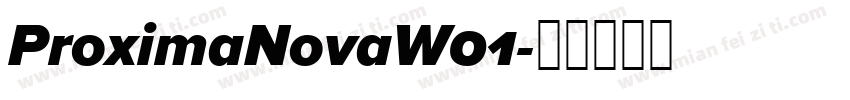 ProximaNovaW01字体转换