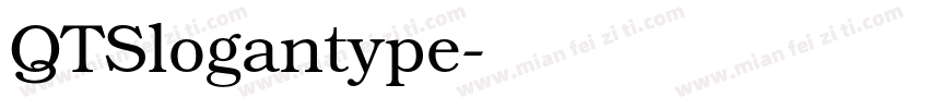 QTSlogantype字体转换