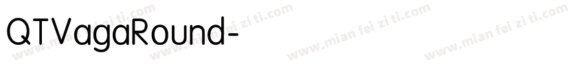 QTVagaRound字体转换