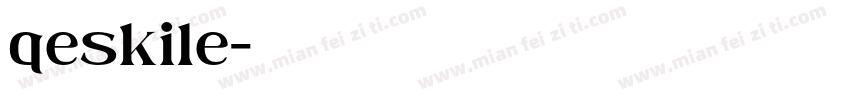 qeskile字体转换