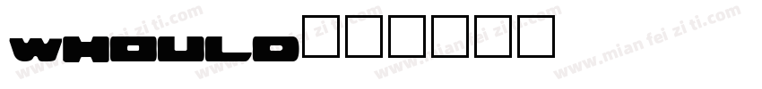 whould字体转换