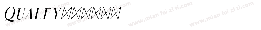 Qualey字体转换