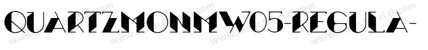 QuartzMonMW05-Regula字体转换