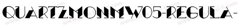 QuartzMonMW05-Regula字体转换