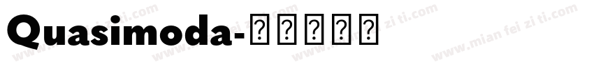 Quasimoda字体转换