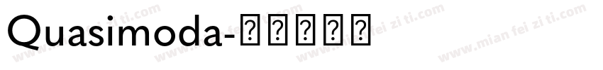 Quasimoda字体转换