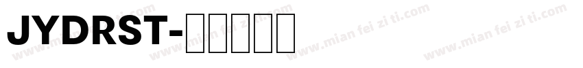 JYDRST字体转换