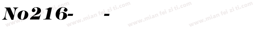No216-上首招财猫体字体转换