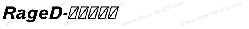 RageD字体转换