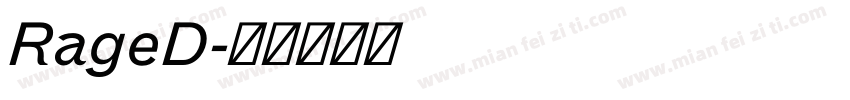 RageD字体转换
