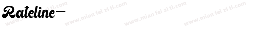 Rateline字体转换