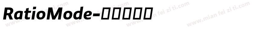 RatioMode字体转换
