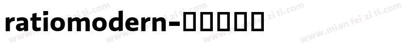 ratiomodern字体转换