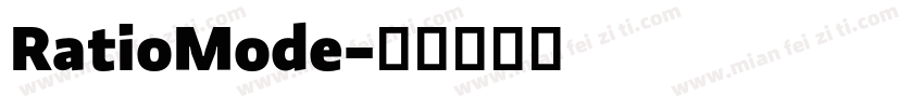 RatioMode字体转换