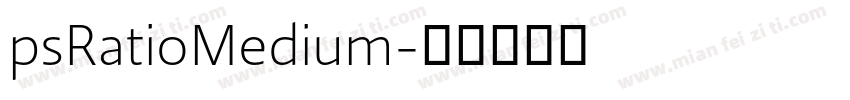 psRatioMedium字体转换