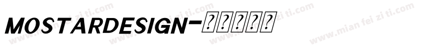 mostardesign字体转换