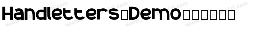 Handletters_Demo字体转换