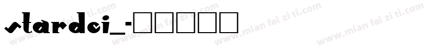 STARDCI_字体转换