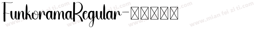FunkoramaRegular字体转换