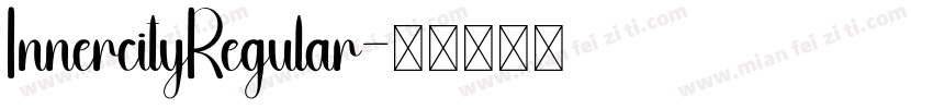 InnercityRegular字体转换