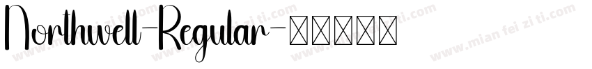 Northwell-Regular字体转换