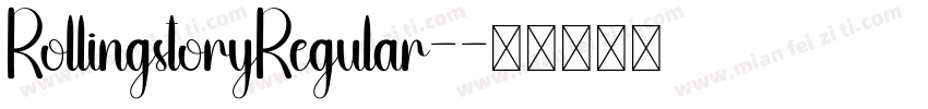 RollingstoryRegular-字体转换