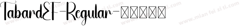 TabardEF-Regular字体转换