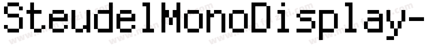 SteudelMonoDisplay字体转换