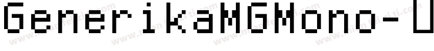 GenerikaMGMono字体转换