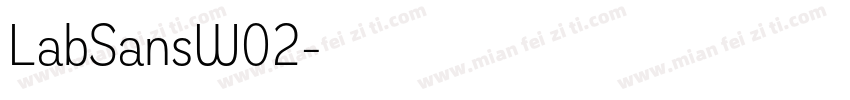 LabSansW02字体转换