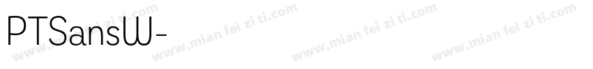 PTSansW字体转换