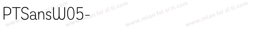 PTSansW05字体转换