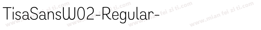 TisaSansW02-Regular字体转换